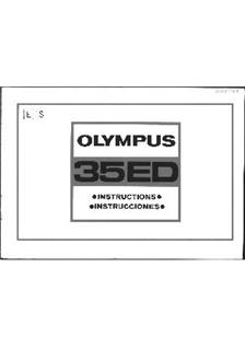 Olympus 35 ED manual. Camera Instructions.